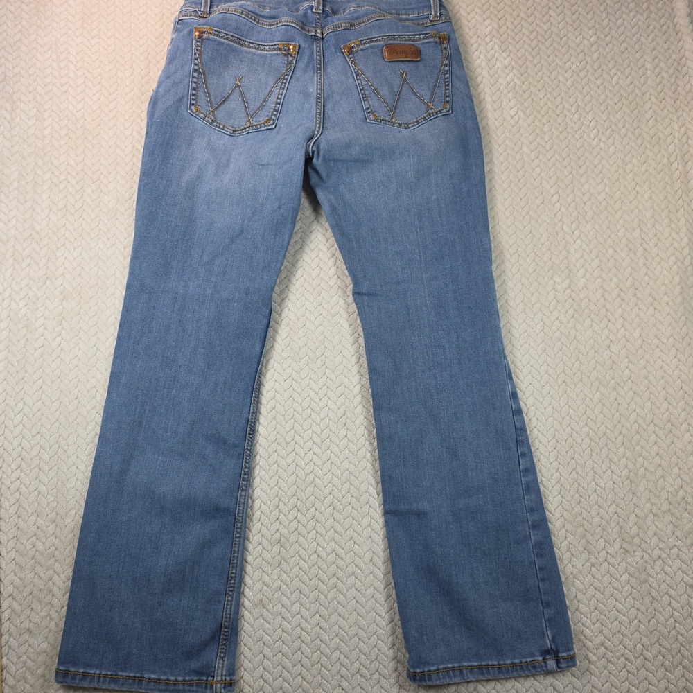 Wrangler Womens Bootcut Jeans Medium Wash Stretch Denim 1009MWZMS Size 13x32 - Picture 2 of 11